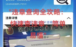 长治车辆违章怎么查？