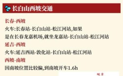 长白山西坡到北坡怎么坐火车？