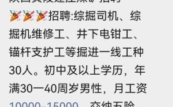 山西陕西煤矿招工，待遇如何？报名方式？
