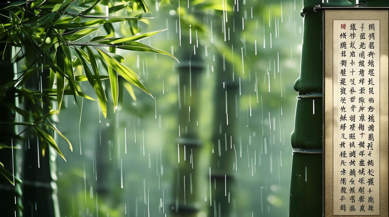 雨字开头的成语有哪些？探寻雨打芭蕉的古韵之美-图1