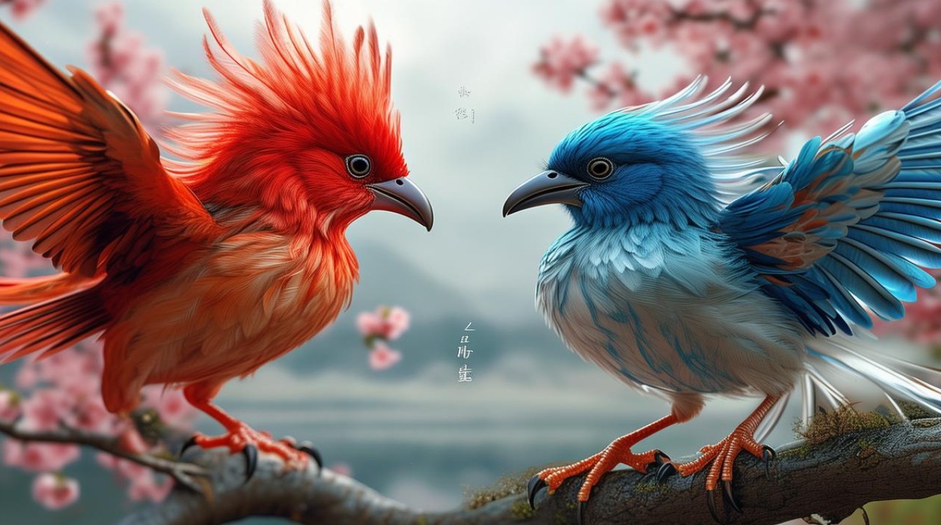 两只鸟打一成语是什么？-图4