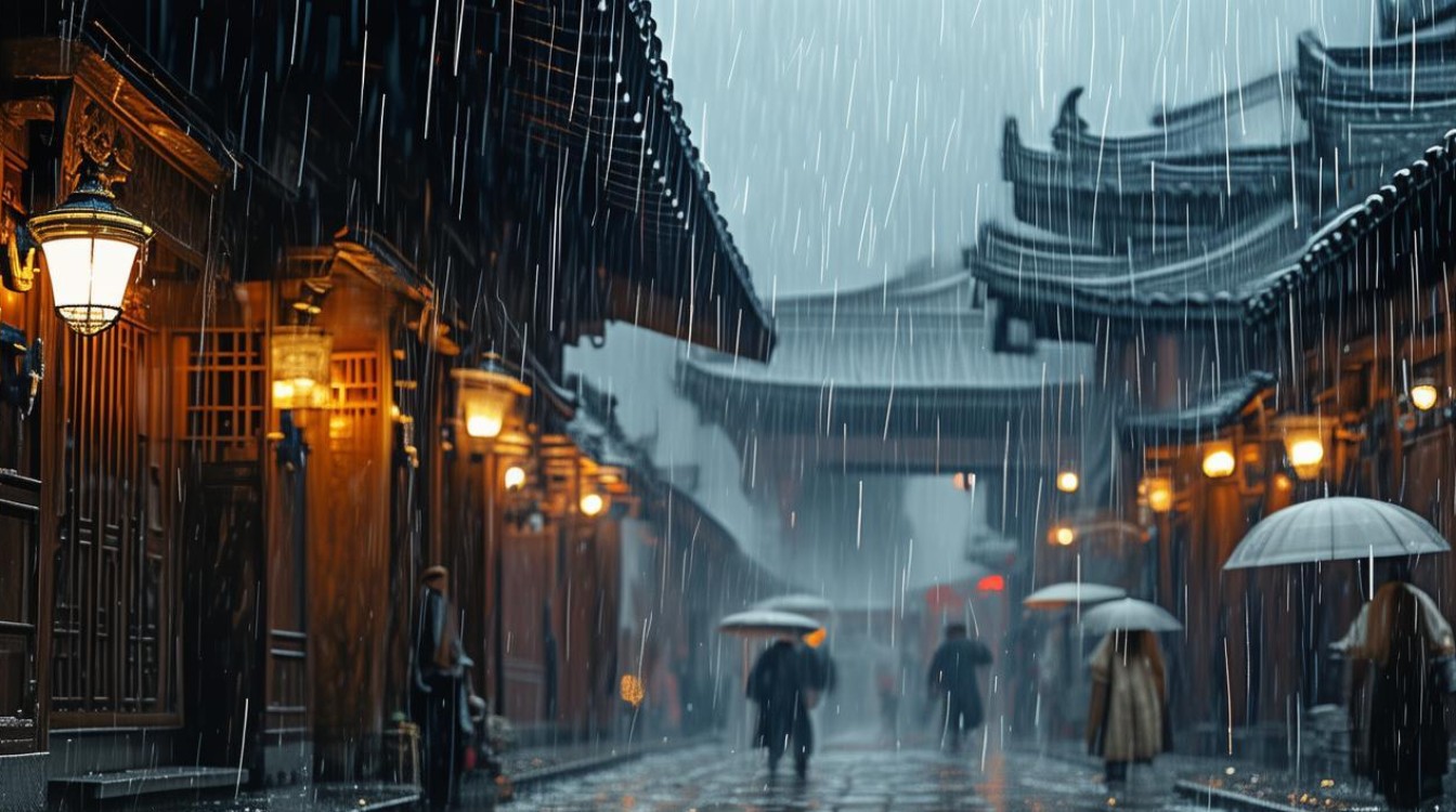 大雨滂沱揭示了哪些成语中的气象智慧与文化内涵？-图3