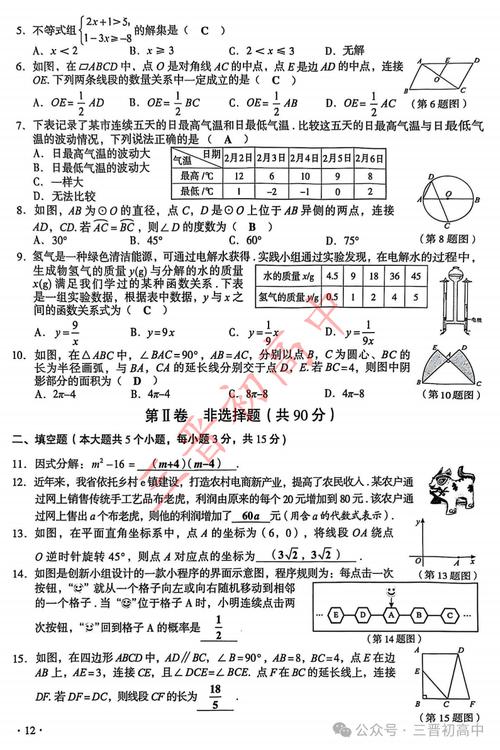 山西联考2025年考题-图3
