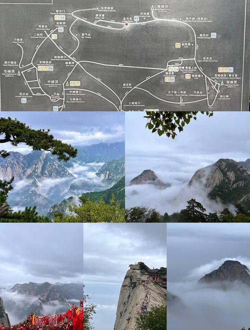 华山上下西峰怎么走最省力？-图3