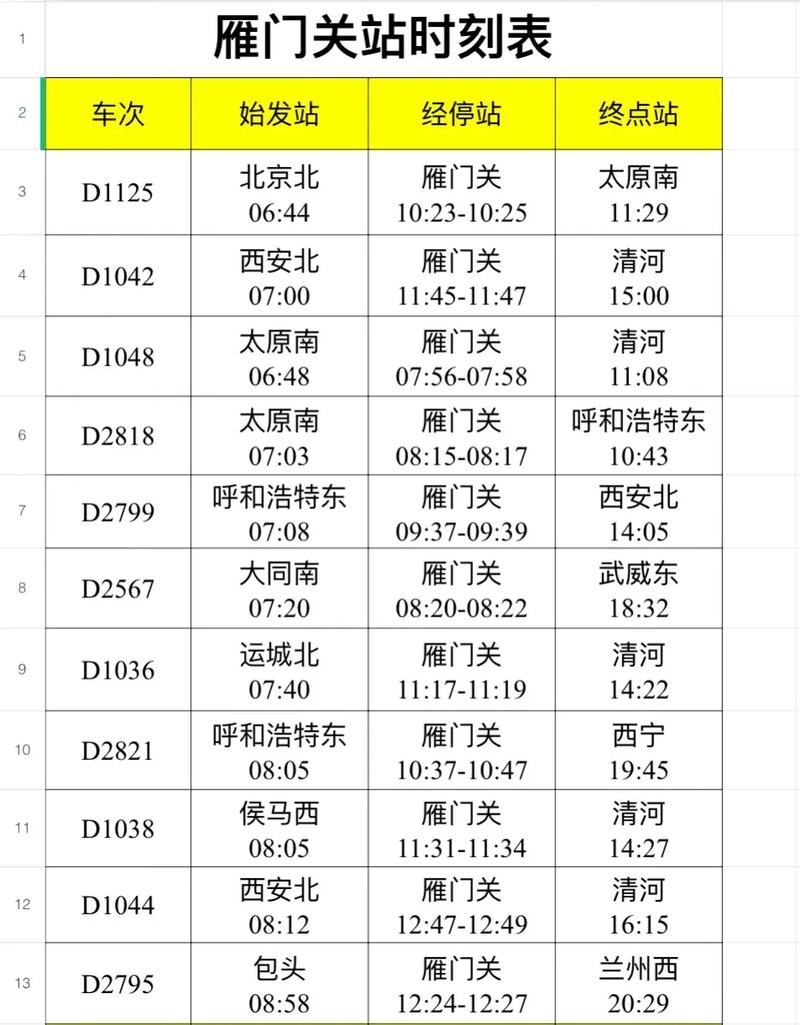 曲阜到山西高铁时刻表最新版是?-图1 曲阜到山西高铁时刻表最新版是?-图1