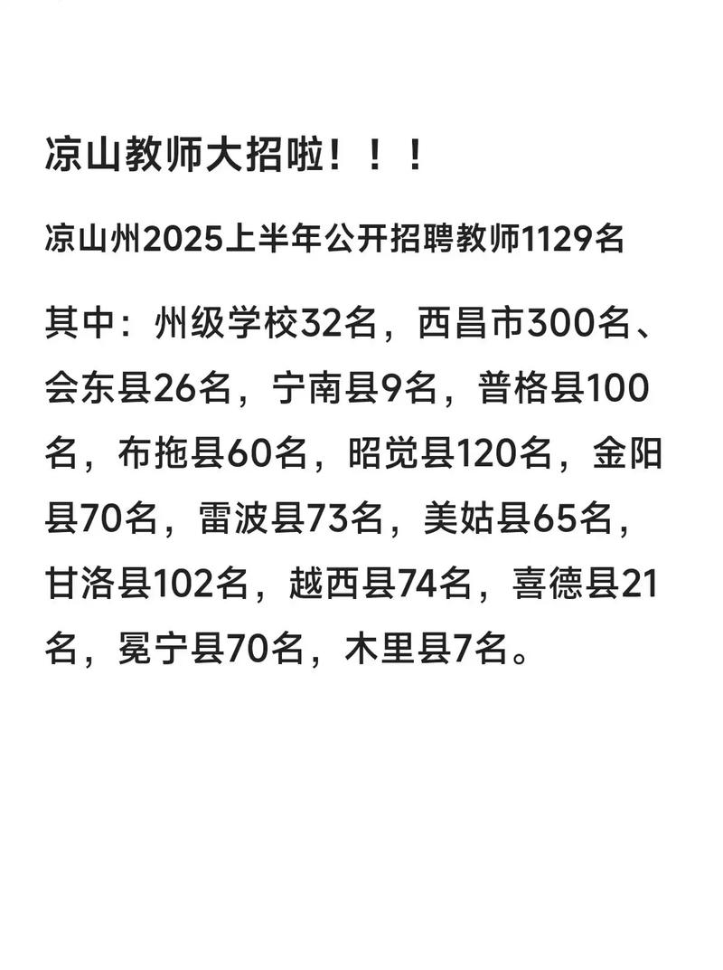 2025凉山西昌招聘何时启动？-图2