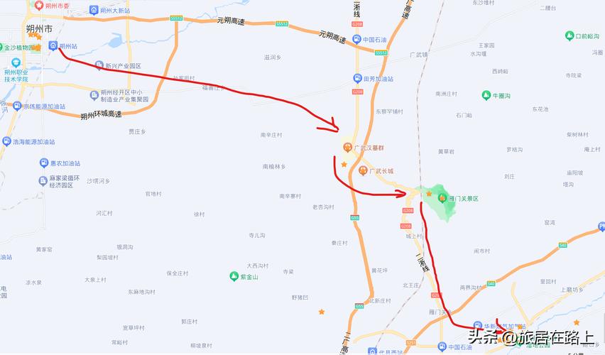 朔州山阴县地图，具体区域怎么划分？-图2