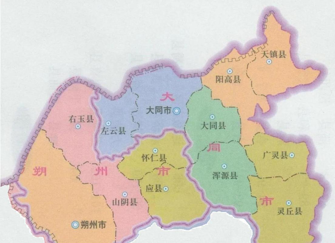 朔州应县地图，具体区域在哪？-图3