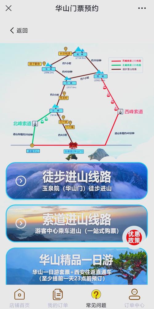 华山北峰下西峰上，路线怎么选？-图2