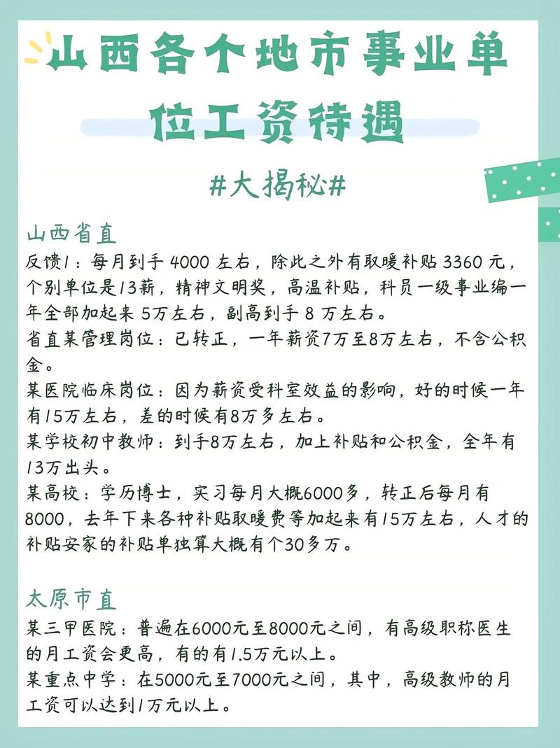 山西原平公益岗位工资多少？-图1