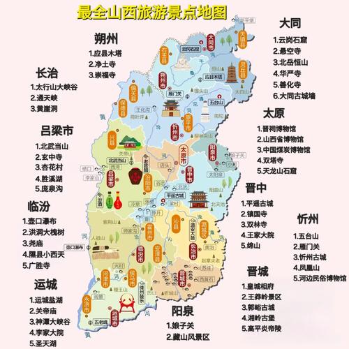 山西景点分布有何规律？-图1