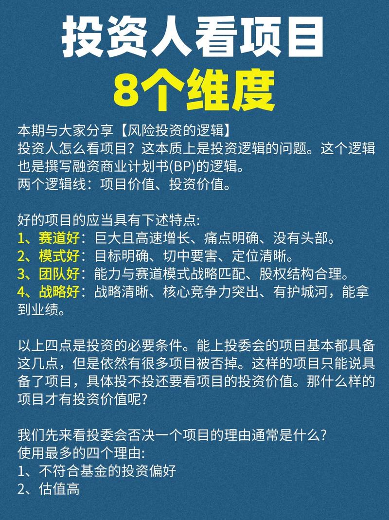 投资选项目，最该关注啥？-图1