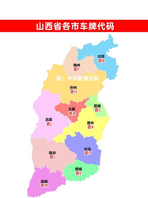 山西车牌号字母对应哪些地区？-图1